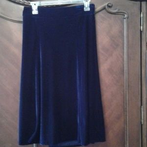 Velvet skirt